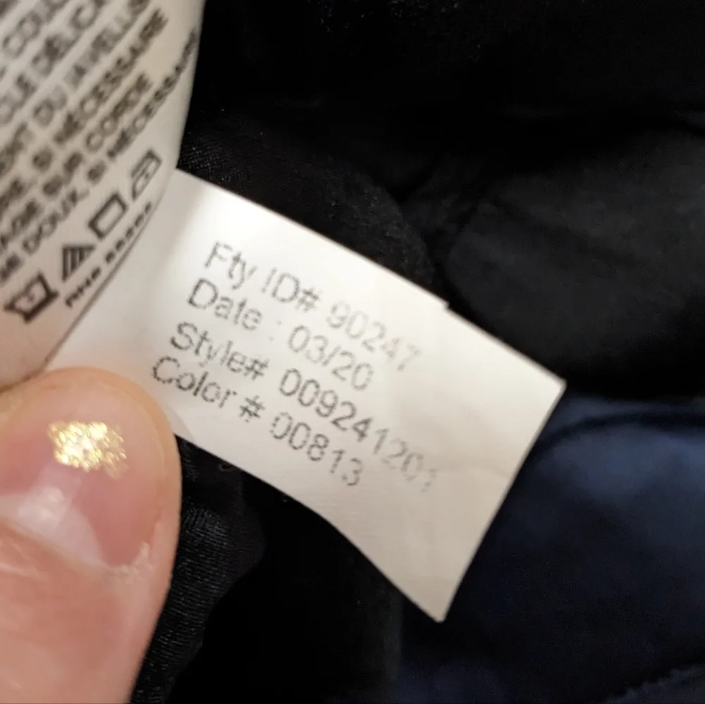 Express Navy Blue Crop High Rise Dress Pants - Picture 12 of 12